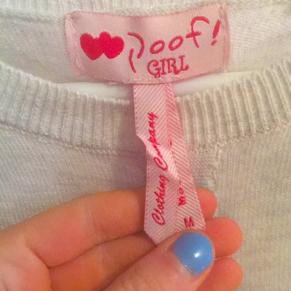 Girls long sleeve / sweater with a knot detail - Picture 3 of 3